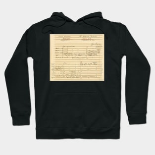 Stravinsky | Rite of Spring | Original manuscript sheet Hoodie